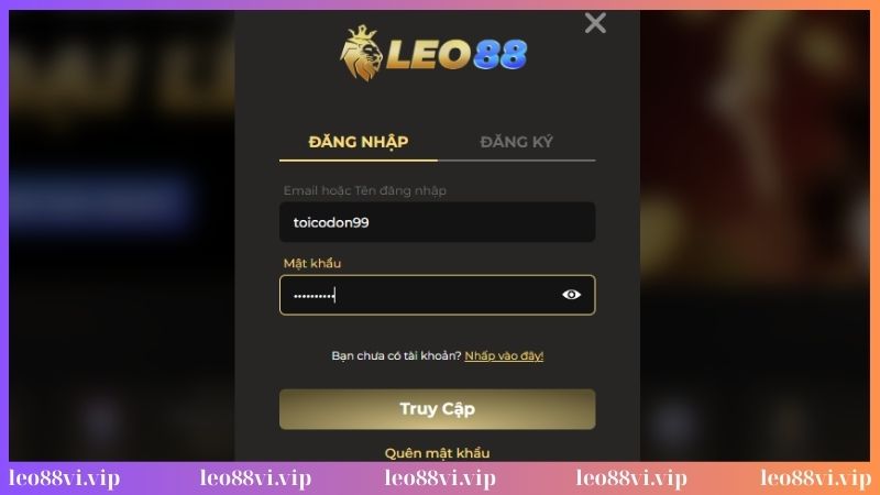 Điền thông tin vào biểu mẫu