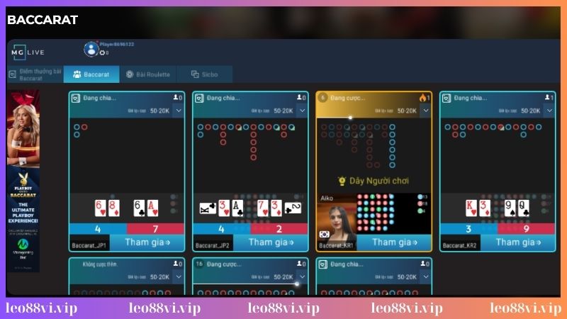 Các loại hình Baccarat