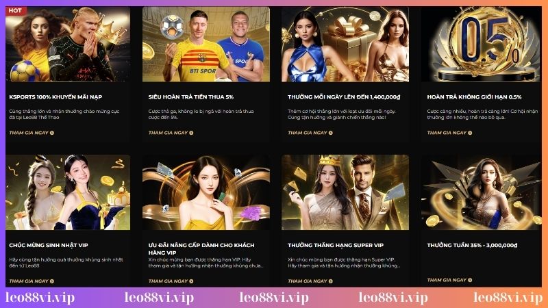 Tổng quan về khuyến mãi Leo88